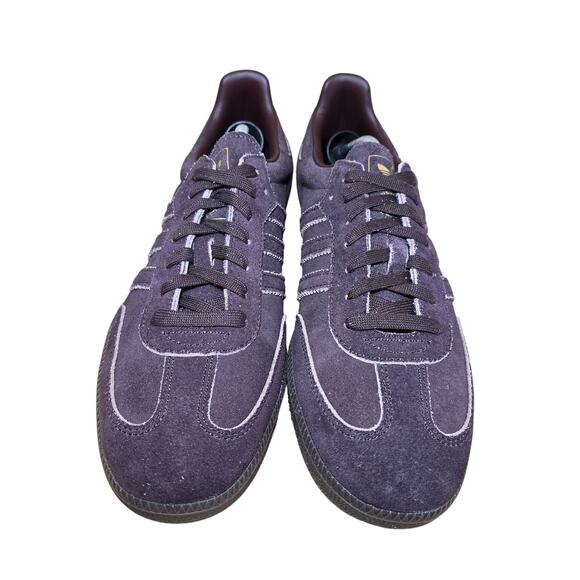 Adidas Samba OG Shoes Sneakers Mens Size 12 Worn Twice Pristine Brown MSRP $129 - Picture 3 of 9